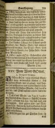 XXV. Vom Wort GOttes.