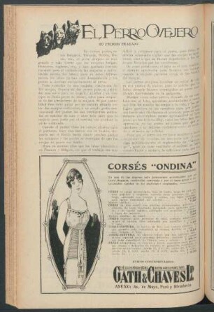 El perro ovejero : Su primer trabajo