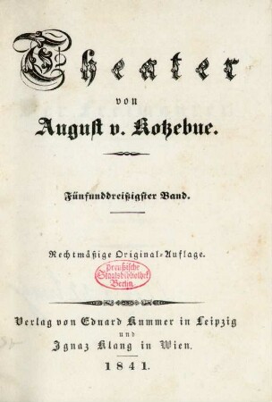 Bd. 35: Theater