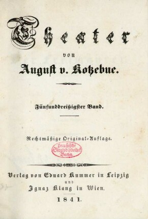 Bd. 35: Theater