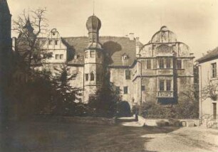 Glauchau, Schloss Hinterglauchau, Ansicht des Ostflügels vom vorderen Schlosshof aus