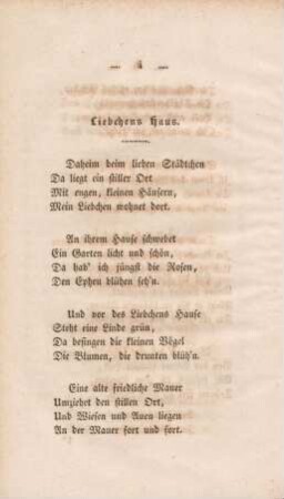 Liebchens Haus