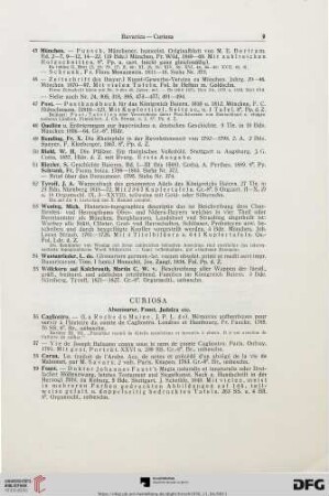 Curiosa (Nr. 56-70)