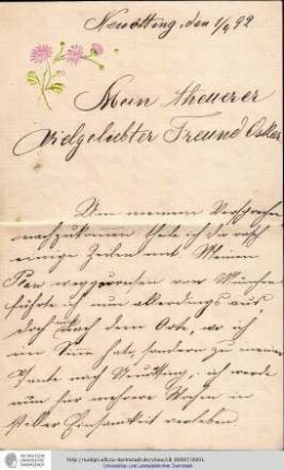 Brief vom 01.04.1892