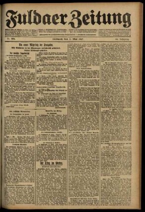 Ausgabe vom Mittwoch, den 02. Mai 1917.