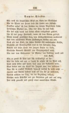Letzte Liebe