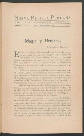 Magia y Brujería