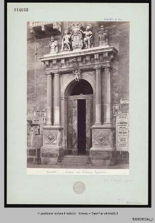 Palazzo Doria Spinola, Portal, Genua