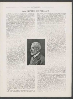 Señor Ricardo Monner Sans