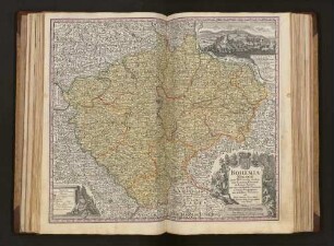 Bohemia Regnum : juxta XII. Circulos divisum, cum Comitatu Glacensi et ditione Egrana, nec non confinibus Provinciis in mappa Geographica
