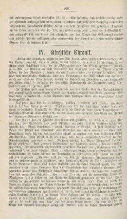 226-232 Kirchliche Chronik