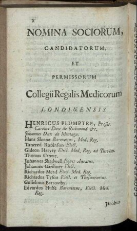 Nomina Sociorum Candidatorum, Et Permissorum ...