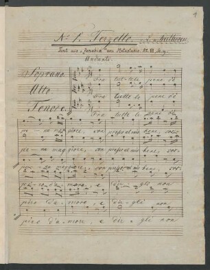 5 mehrstimmige italienische Gesänge; V (X); LvBWV WoO 99; KinB WoO 99