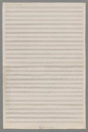 Vocal pieces, V, pf, As-Dur, Sketches. Fragments - BSB Mus.ms. 10151 : [without title?]