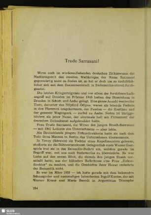 Trude Sarrasani!