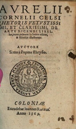 De Arte dicendi Libellus