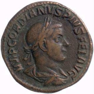 Münze, Sesterz, 241 - 242