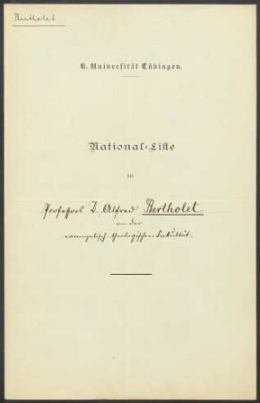 Nationalliste