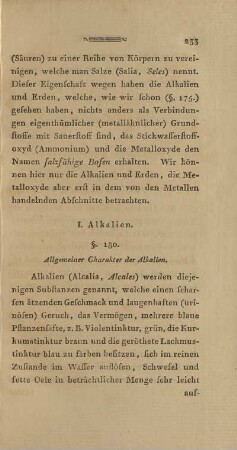 I. Alkalien.