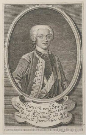 Bildnis des Heinrich von Brühl