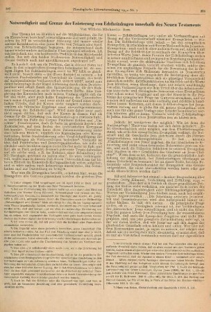 397-402 Notwendigkeit und Grenze der Erörterung von Echtheitsfragen innerhalb des Neuen Testaments