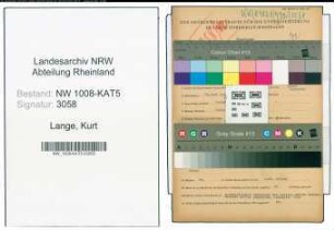 Entnazifizierung Kurt Lange , geb. 19.06.1913 (Zollbeamter)