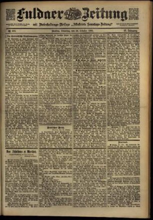 Ausgabe vom Dienstag, den 30. Oktober 1900.