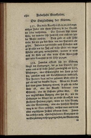 Die Entzündung der Nieren.
