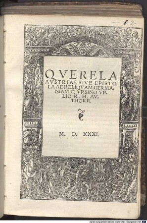 Querela Austriae sive epistola ad reliquam Germaniam