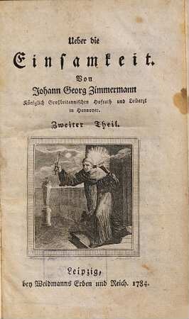 Über die Einsamkeit, Zweiter Theil