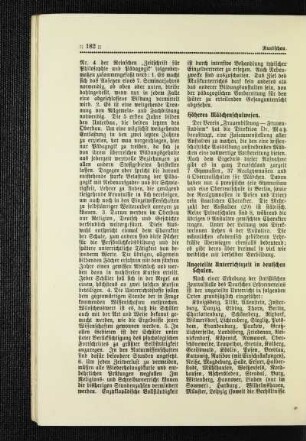 Höheres Mädchenschulwesen