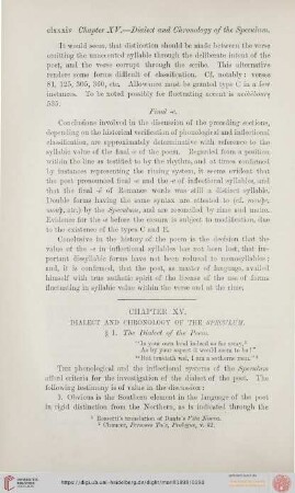 Chapter XV. Dialect and Chronology of the Speculum