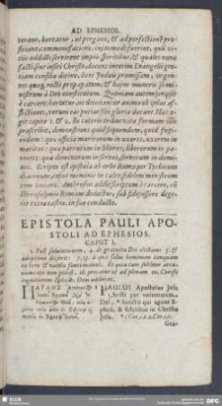 Epistola Pauli Apostoli Ad Ephesios