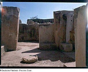 Malta, Tarxien. Zentraltempel
