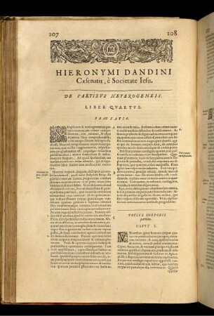 De Partibus Heterogeneis. Liber Quartus.