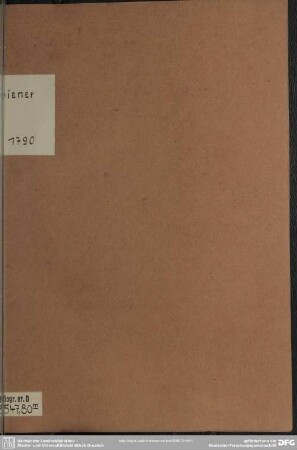Unserm Lehrer Dem Herrn D. Biener Beym Antritte seiner Professur Tit. De V. S. Et R. I. A. Gewidmet : Leipzig Am 18. November 1790