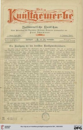 1. Oktober-Heft 1894