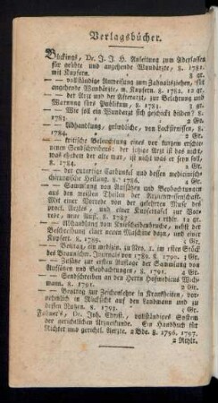 Verlagsbücher