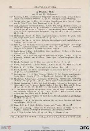 Deutsche Stiche (Nr. 1114-1149)