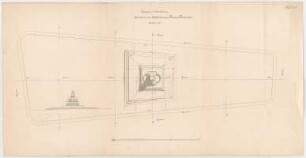 Thiersch, Friedrich von; Schweinfurt (Bayern); Friedrich - Rückert - Denkmal - Lageplan, Ansicht