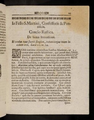 25-31, Concio Rustica