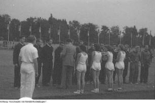 Dresden, Rudolf-Harbig-Stadion, Stadion-Einweihung, 18. September 1951