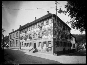 Adelsheim Fachwerkhaus Gasthaus zur Linde - Untere Austraße 2 (Hauptstraße) - Außenansicht