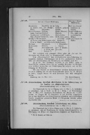 Bekanntmachung, betreffend Zollabfertigung von Flößen.