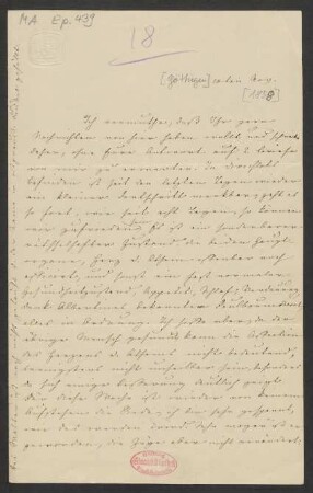 Brief an Albertine Mendelssohn-Bartholdy : 10.11.1858