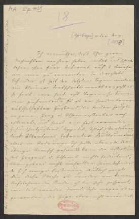 Brief an Albertine Mendelssohn-Bartholdy : 10.11.1858