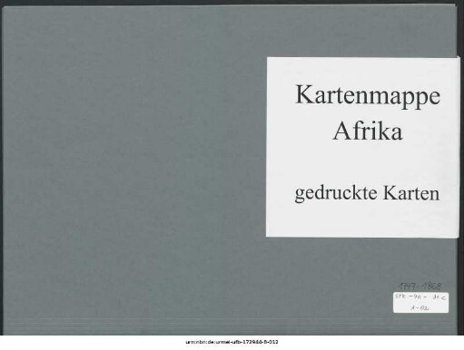 Capland und Natal, kleinere Teile : 1747-1868 : Kartensammlung