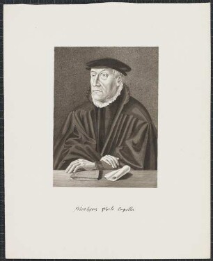 Icones Professorum Marpurgensium — Bildnis des Matthäus Pfeil von Kappel (um 1508-1564)