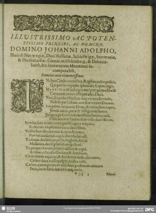 Dedicatio Elegiaca