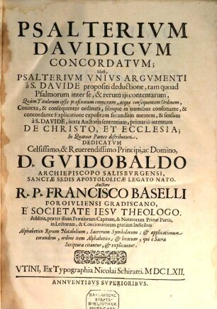Psalterium Davidicum concordatum
